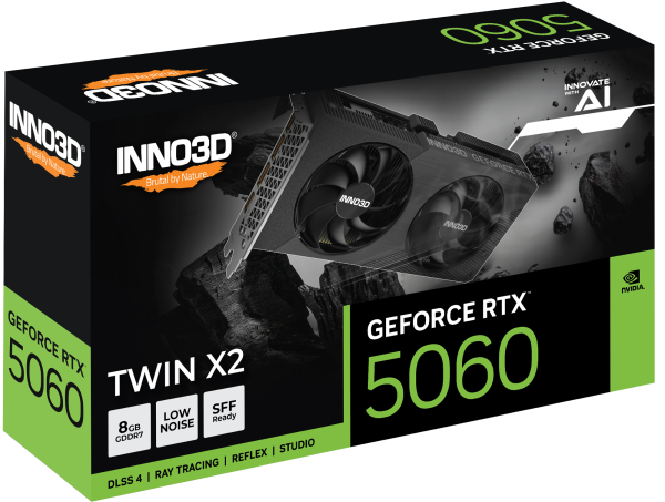 INNO3D GeForce RTX™ 5060 Twin X2 Graphics Card - Image 2