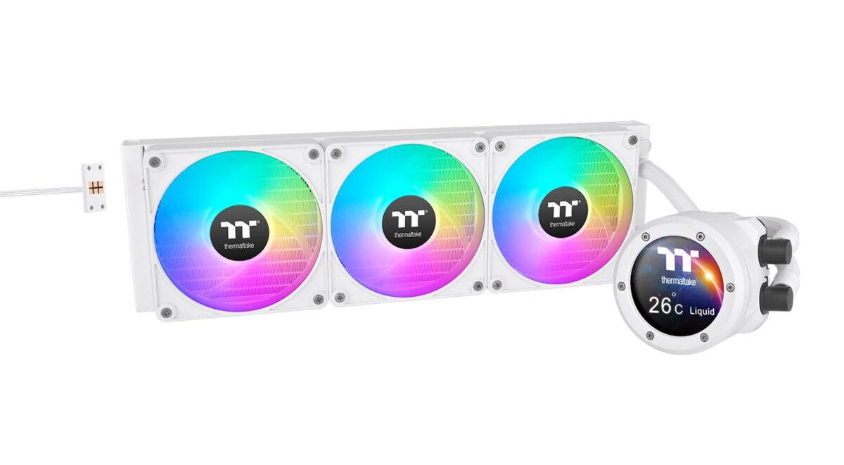Thermaltake Th360 V2 Ultra Ex Argb Sync Snow Edition Liquid Cpu Cooler White - Image 1
