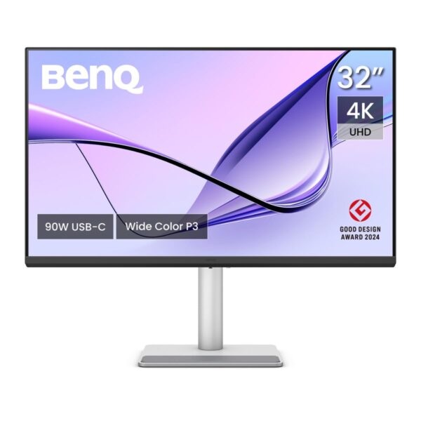 Benq Monitor MA320U 32" 4K UHD Monitor for MacBook, Nano Matte Panel ,550 Nits , 100% sRGB, 97%P3,Mac Color Tuning Technology, Display Pilot