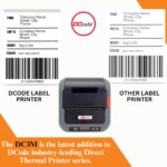 DCode DC3M- 70mm/s, 3 inch Mobile Label Printer USB, Bluetooth Direct Thermal Transfer Printing 203dpi 1D, 2D Barcode Printer - Image 5