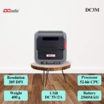 DCode DC3M- 70mm/s, 3 inch Mobile Label Printer USB, Bluetooth Direct Thermal Transfer Printing 203dpi 1D, 2D Barcode Printer - Image 6