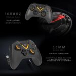 Cosmic Byte Ares Pro Wireless Gamepad for PC, Android, iOS – Tri-Mode (2.4GHz, Bluetooth, Wired), Hall Effect Joysticks & Triggers, 1000Hz Polling, Backlit Buttons, Turbo, Macro Button, 3.5mm Audio Port (Black) - Image 5