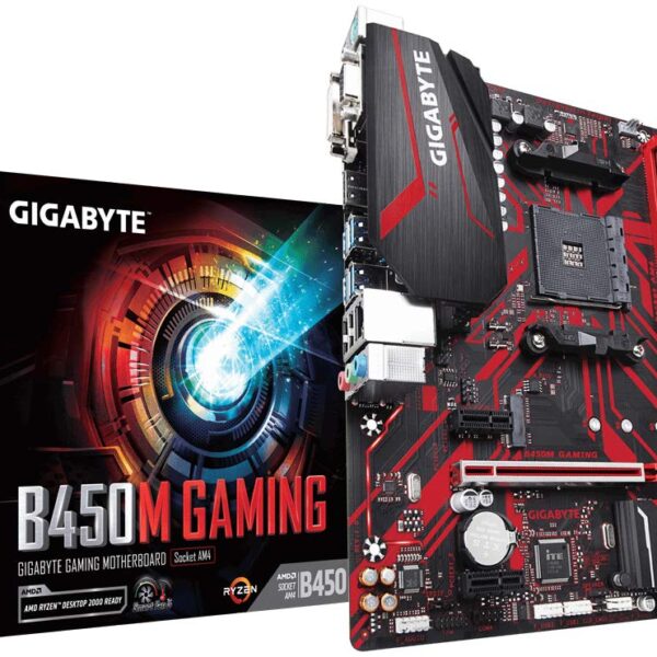 GIGABYTE B450M GAMING AMD Ryzen Gen3 AM4 mATX Motherboard