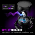 FIFINE A6T USB Gaming Microphone Kit, Plug & Play for PC, PS4/5, Condenser Cardioid Microphone Set with Mute Button, Volume Gain, RGB, Arm Stand, for Streaming, Discord, Twitch, Video, Youtube (Black) - Image 8
