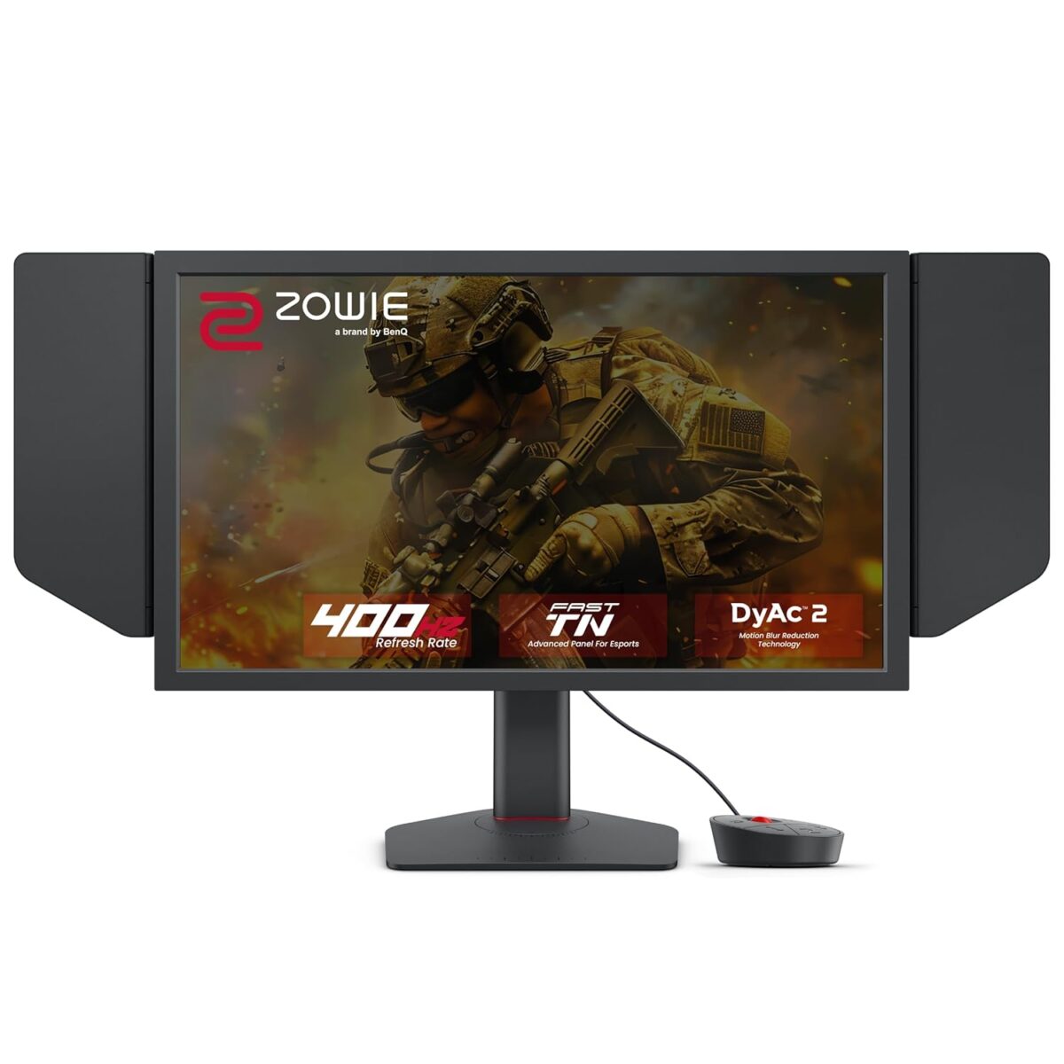 Benq Monitor XL2566X+ 25" Fast TN Panel, 400Hz, DyAc 2 Gaming Monitor for Esports, XL Setting to Share™,Black eQualizer; Color Vibrance; S Switch; - Image 1