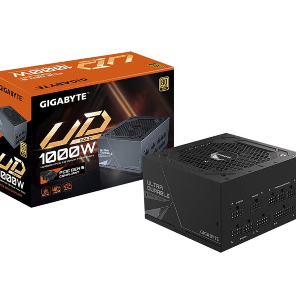 GIGABYTE GP-UD1000GM PG5 1000W PCIe 5.0 80 Plus Gold Certified Fully Modular Power Supply