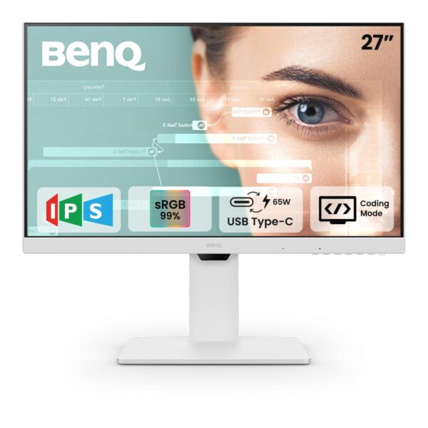 Benq Monitor GW2786TC 27" IPS Full HD 1080p USB-C Monitor(65W PD), 100Hz & Eye-Care Technology, Height Adjustment Stand, Noise Cancellation
