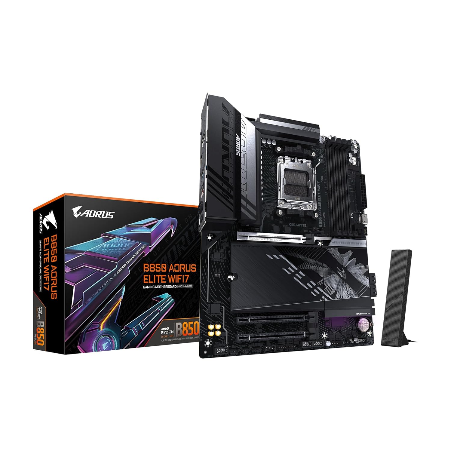 71rZeGkdRnL._SL1500_ Gigabyte B850 AORUS Elite WiFi7 ATX Motherboard With AM5 and DDR5 Supports - Image 1