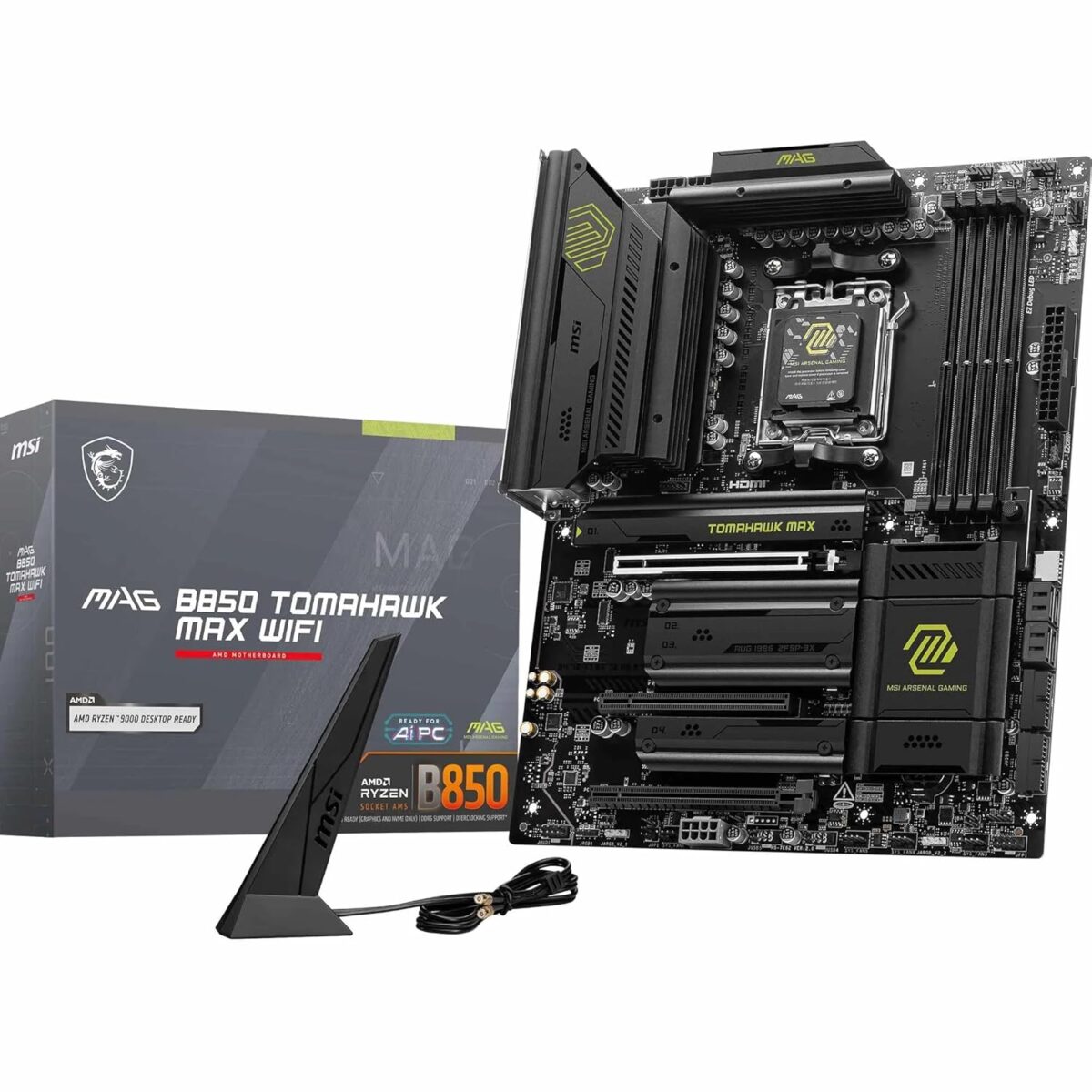 MSI MAG B850 Tomahawk MAX WiFi Motherboard - Image 1