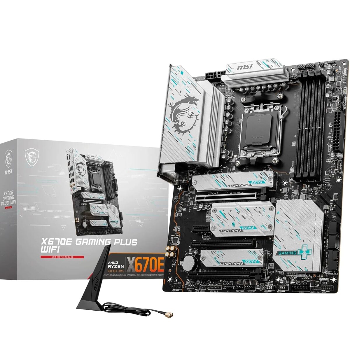MSI X670E Gaming Plus Wifi Motherboard - Image 1