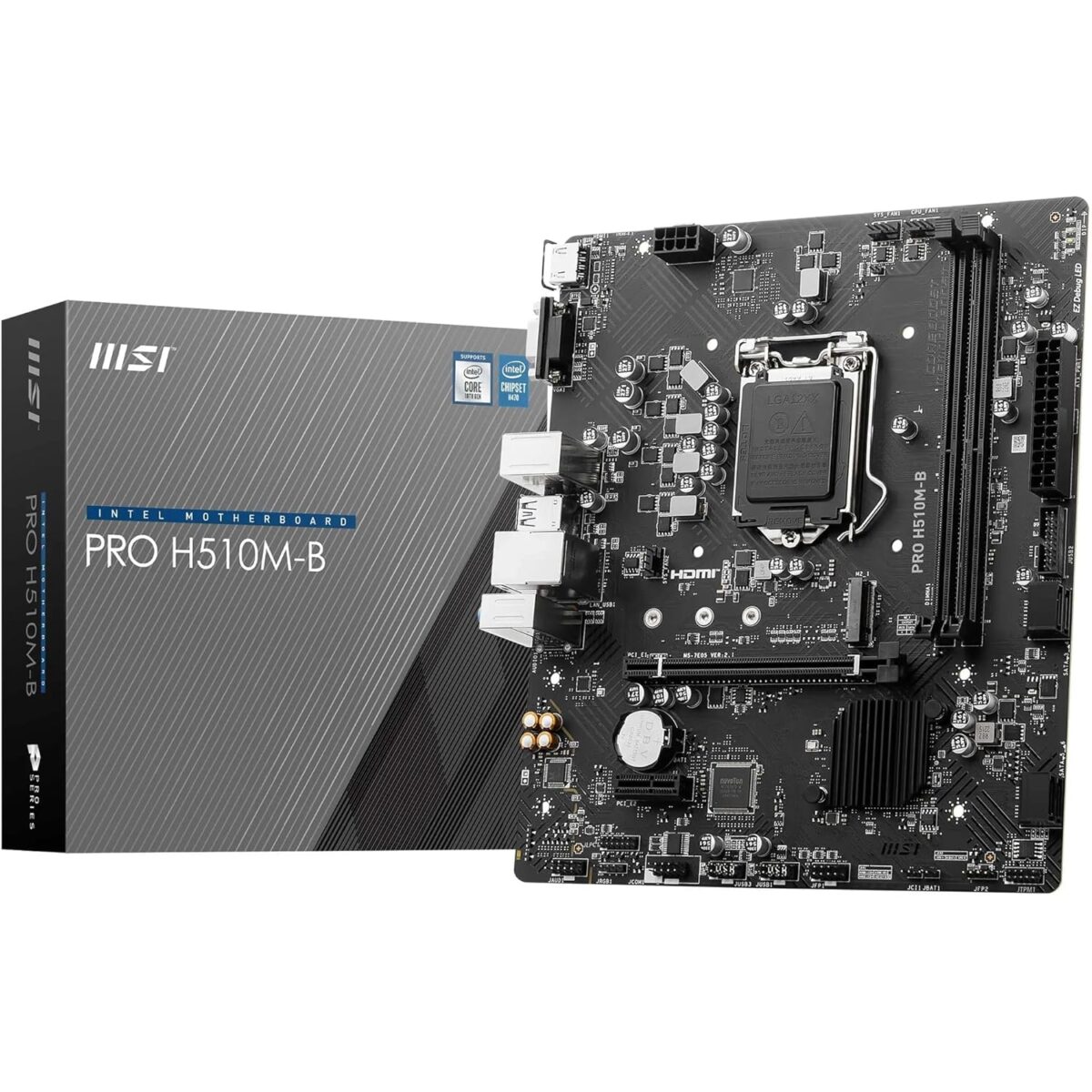 MSI PRO H510M-B Motherboard, Micro-ATX Motherboard - Image 1