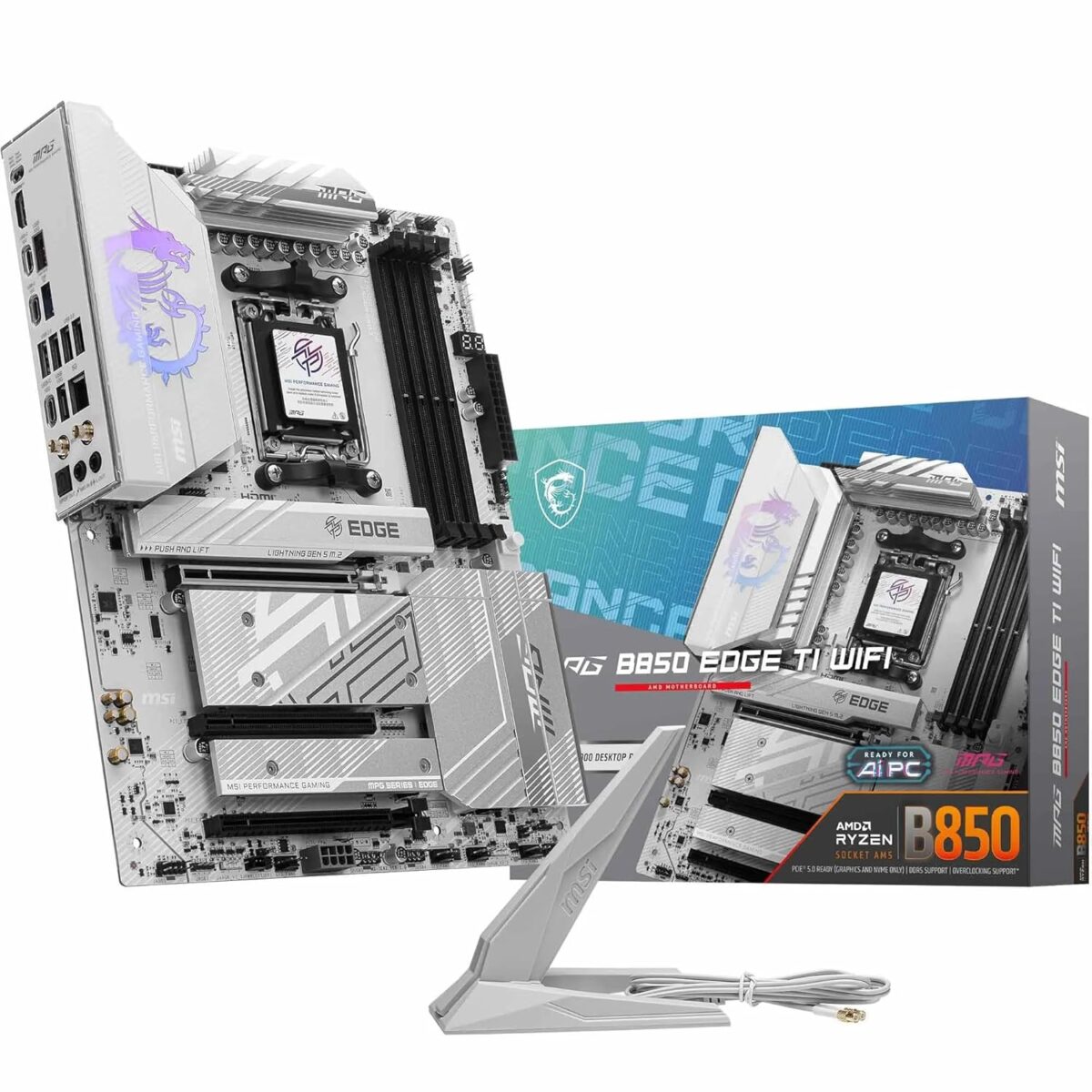 MSI MPG B850 EDGE TI WIFI ATX Motherboard - Image 1