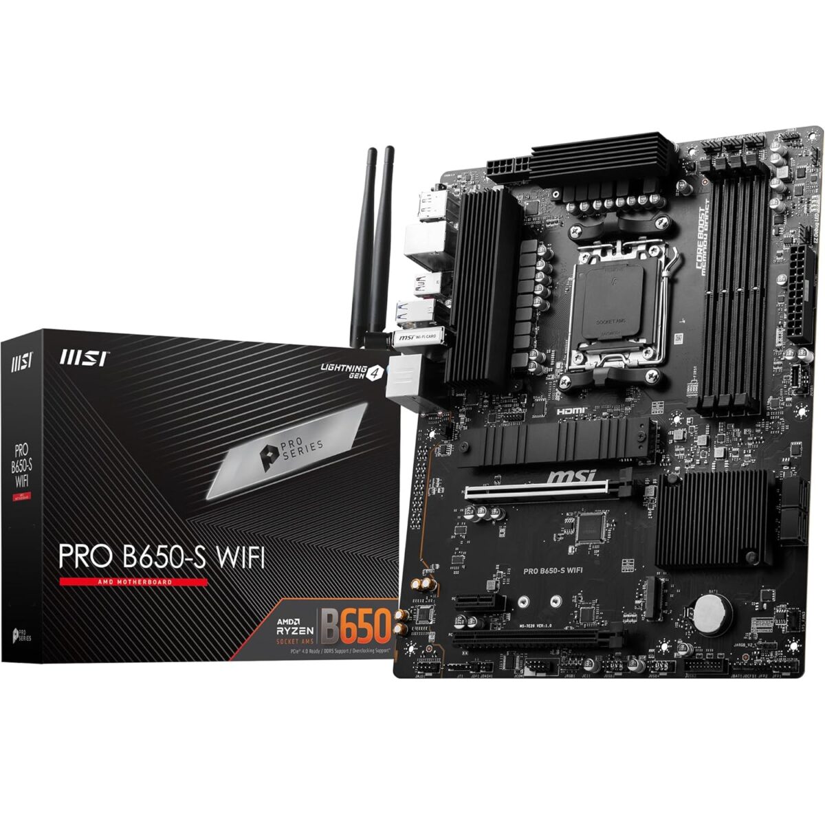 MSI PRO B650-S WiFi ProSeries Motherboard - Image 1