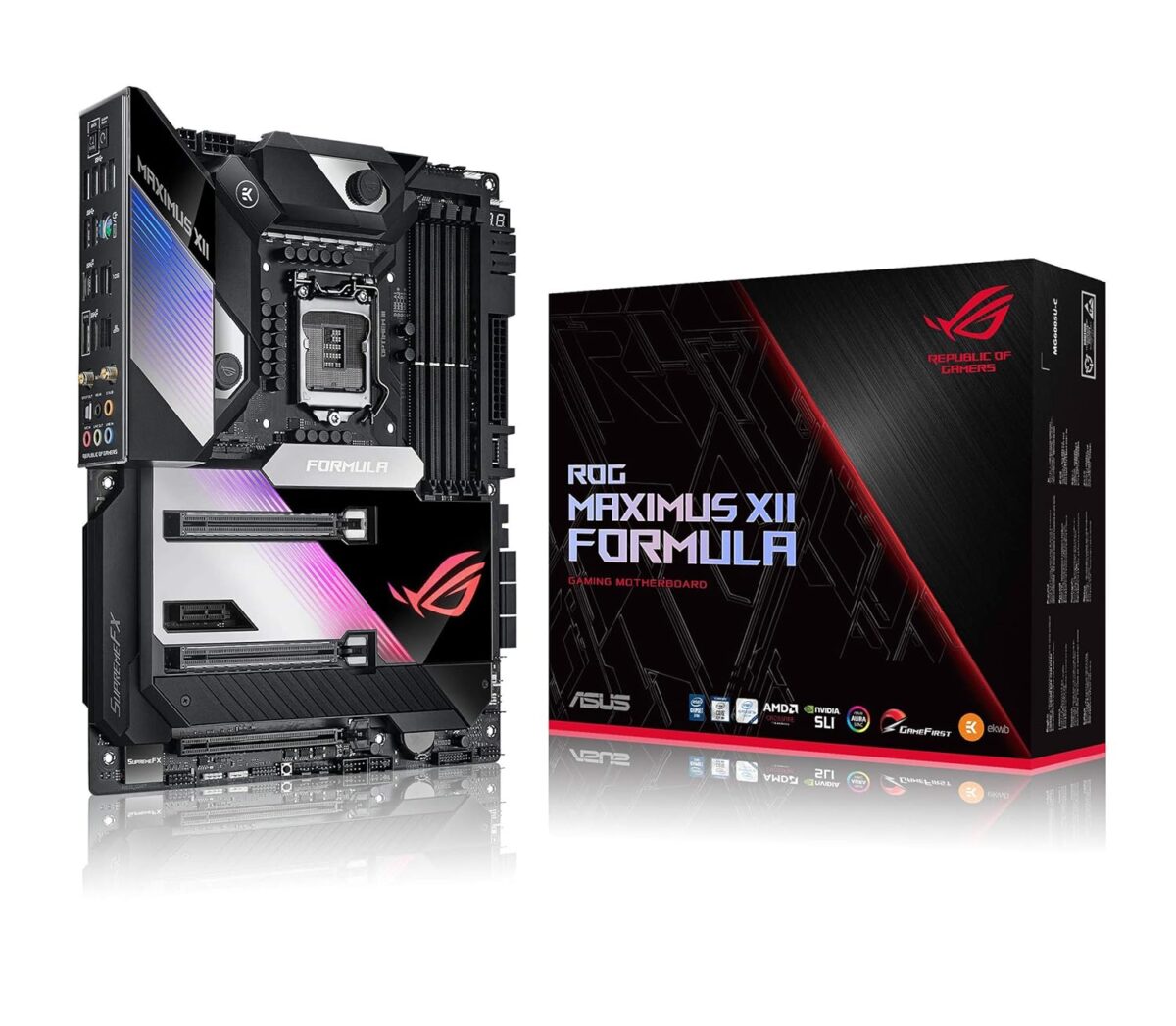 ASUS ROG Maximus XII Formula Z490 (WiFi 6) LGA 1200 (Intel 10th Gen) ATX Gaming Motherboard - Image 1