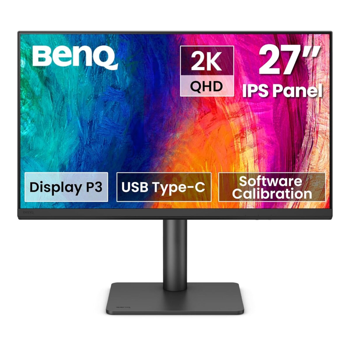 Benq Monitor PD2706QN 27"2K,IPS USB-C,100% sRGB , 95% P3 with 100Hz Refresh rate ,Delta E ≤ 2 ,USB-C™ One-Cable Connectivity with nano matte - Image 1