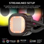 Corsair Nautilus 240 RS ARGB 240mm CPU Liquid Cooler Black - Image 6