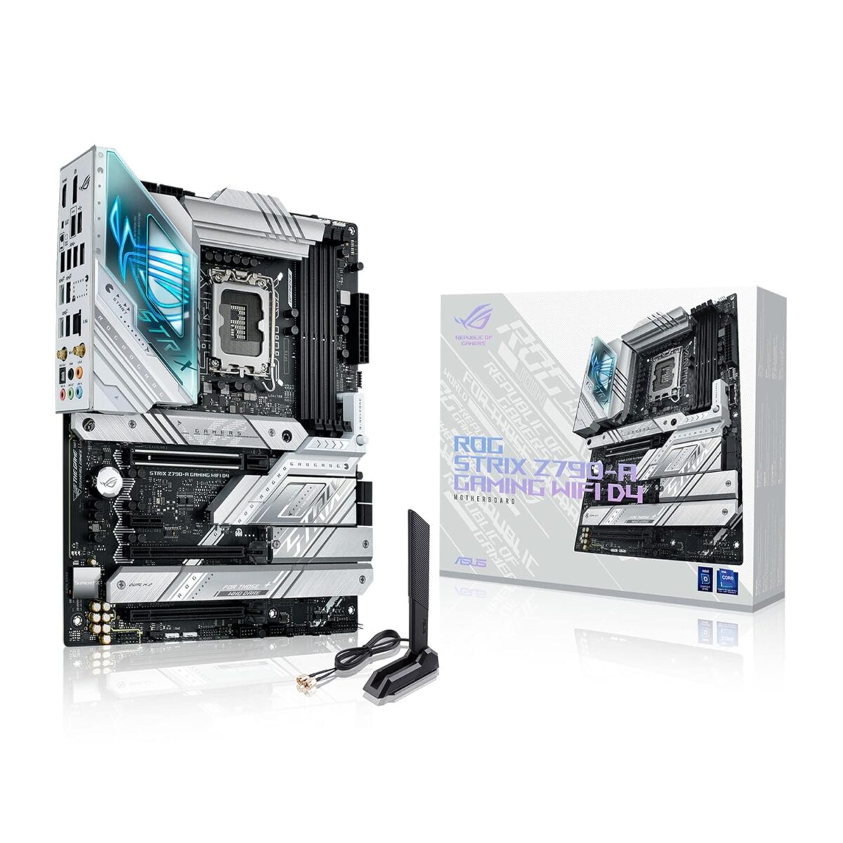 Asus ROG Strix Z790-A Gaming WiFi D4 Intel Z790 LGA 1700 ATX DDR4-SDRAM Motherboard - Image 1