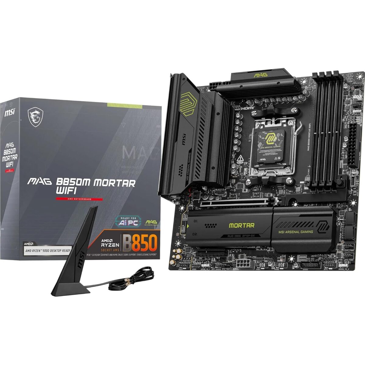 MSI MAG B850M Mortar WiFi Motherboard - Image 1