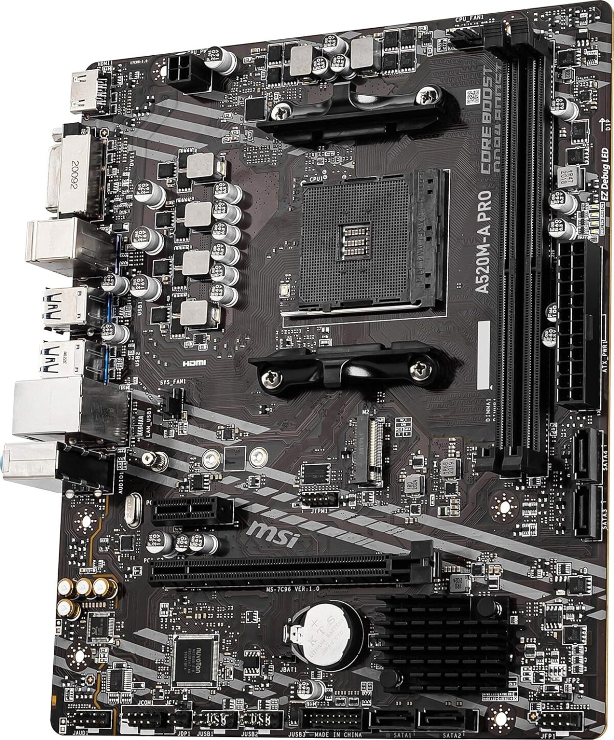 MSI A520M-A PRO Desktop Motherboard - Image 1