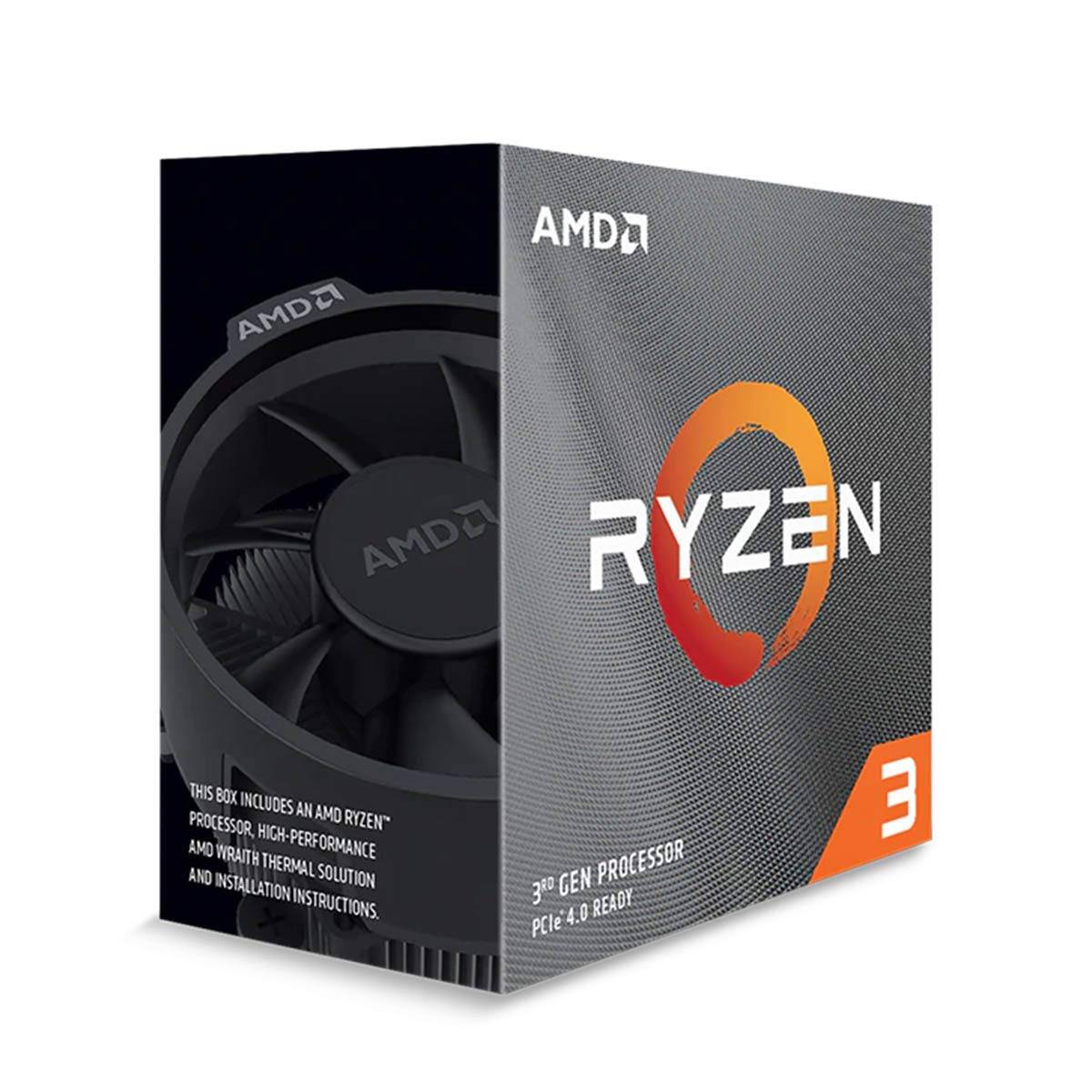 AMD Ryzen 3 3300X Processor 4 Cores up to 4.3 GHz 18MB Cache AM4 Socket