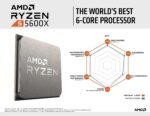 AMD Ryzen 5 5600X Processor 6-Core, 12-Thread Up to 4.6GHz Boost | AM4 Socket