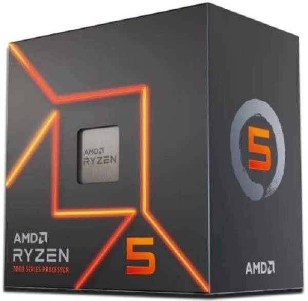 AMD Ryzen 5 7600 6-Core Zen 4 Desktop Processor with Radeon iGPU & AM5 Support