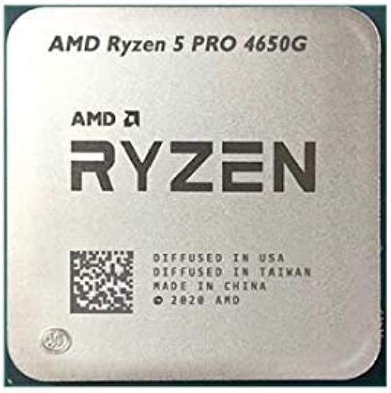 AMD Ryzen 5 PRO 4650G Processor 6-Core, 12-Thread 3.7GHz Base | AM4 Socket