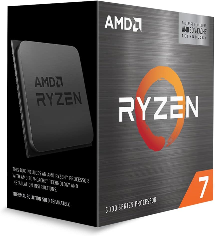 AMD Ryzen 7 5700X3D Desktop Processor 8-Core, 16-Thread | 3D V-Cache | AM4 Socket