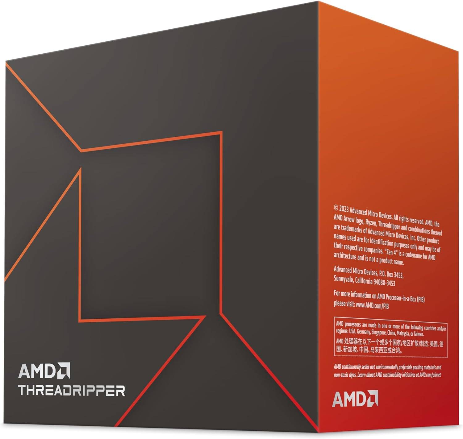 AMD Ryzen Threadripper 7980X 64-Core, 128-Thread HEDT Processor (OEM Tray, No Box, No Fan)