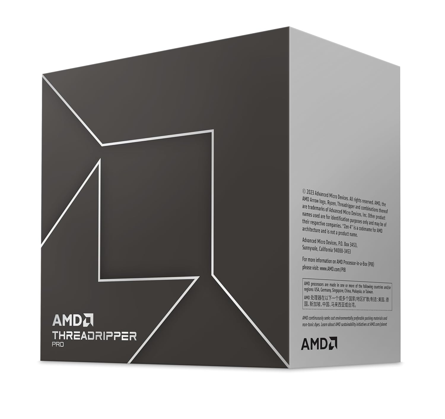AMD Ryzen Threadripper PRO 7995WX 96-Core, 192-Thread Zen 4 Workstation Processor