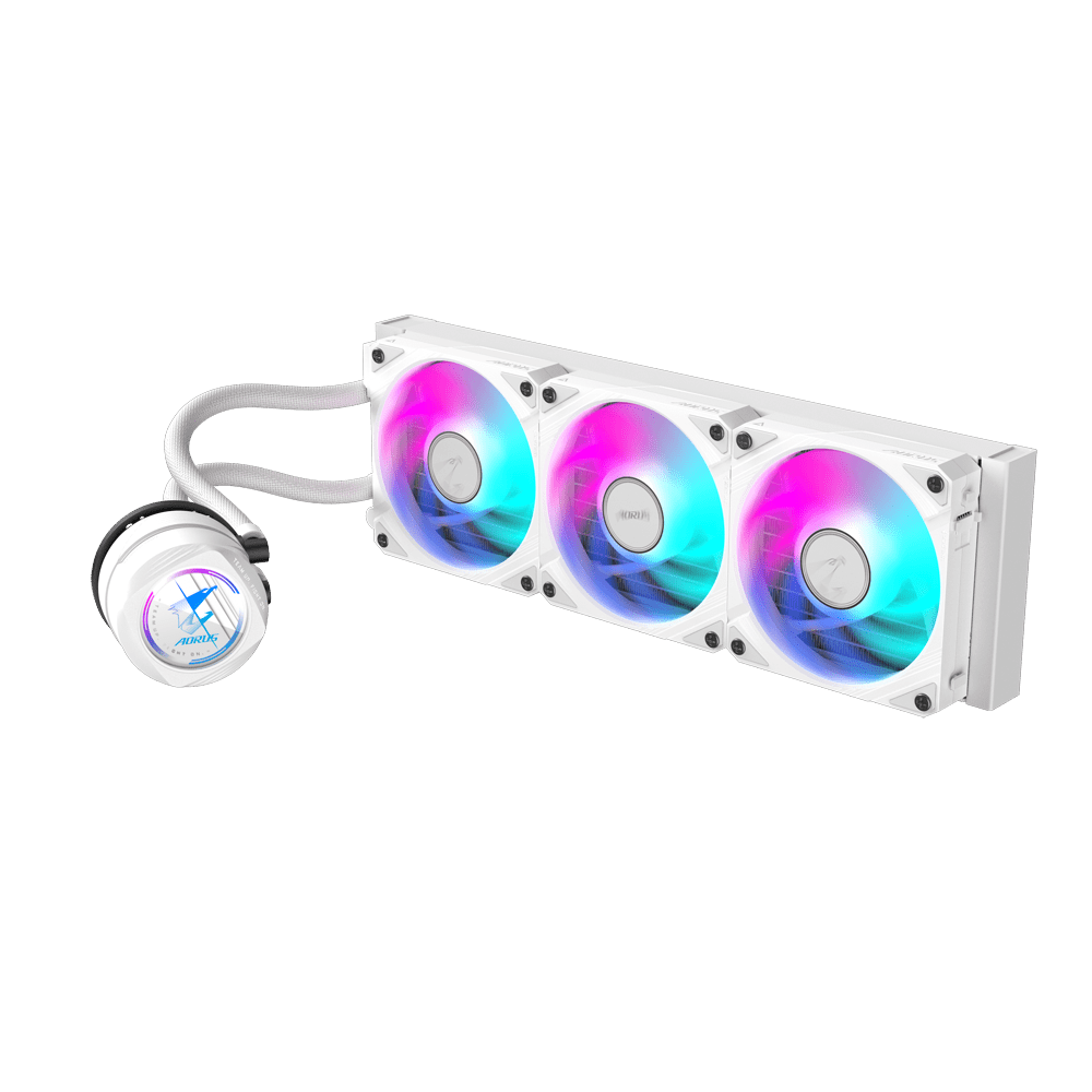 Aorus Waterforce II 360 ICE Liquid CPU Cooler – Premium 360mm AIO with ARGB Lighting