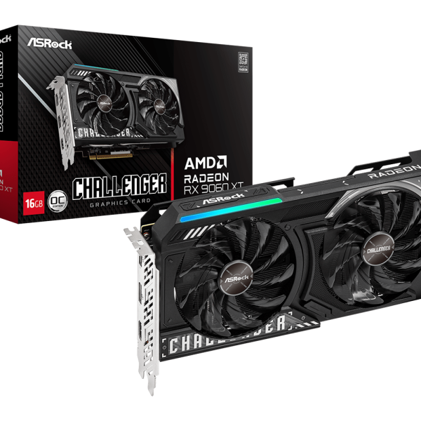 AsRock AMD Radeon RX 9060 XT Challenger 16GB OC Edition Graphics Card