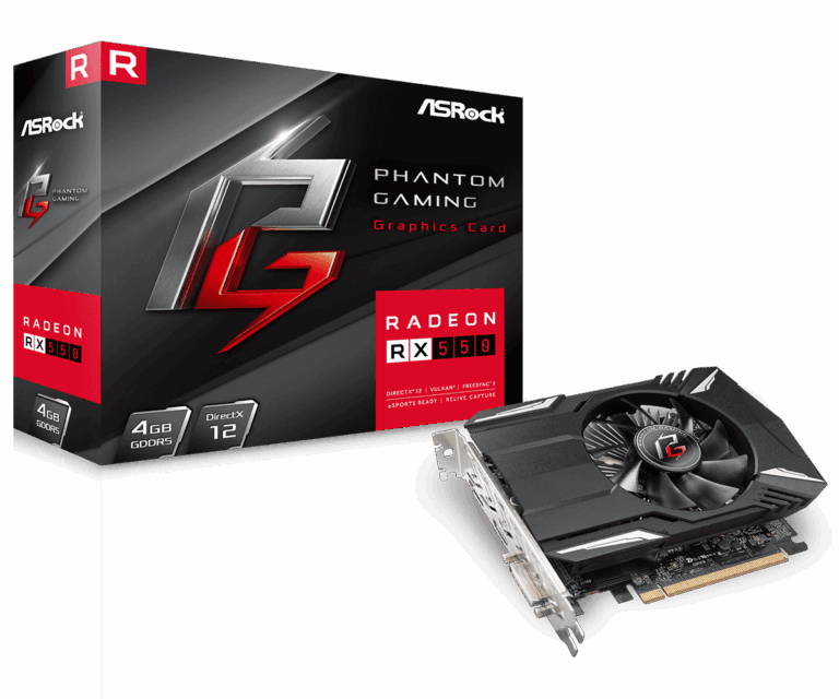 AsRock Phantom RX 550 Radeon 4GB 5