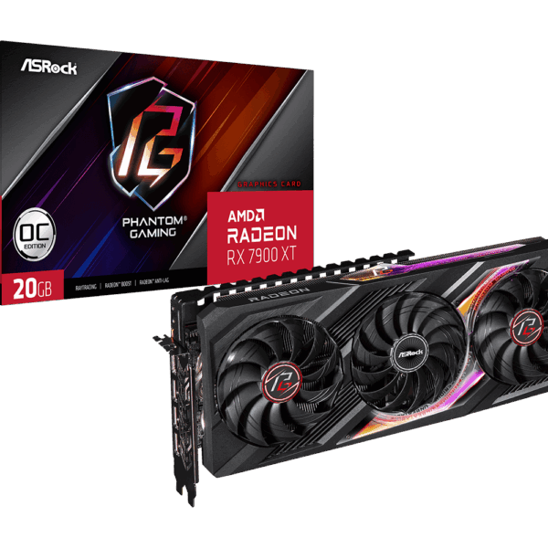 AsRock RX 7900 XT 20GB Phantom Gaming OC Edtion Graphics Card