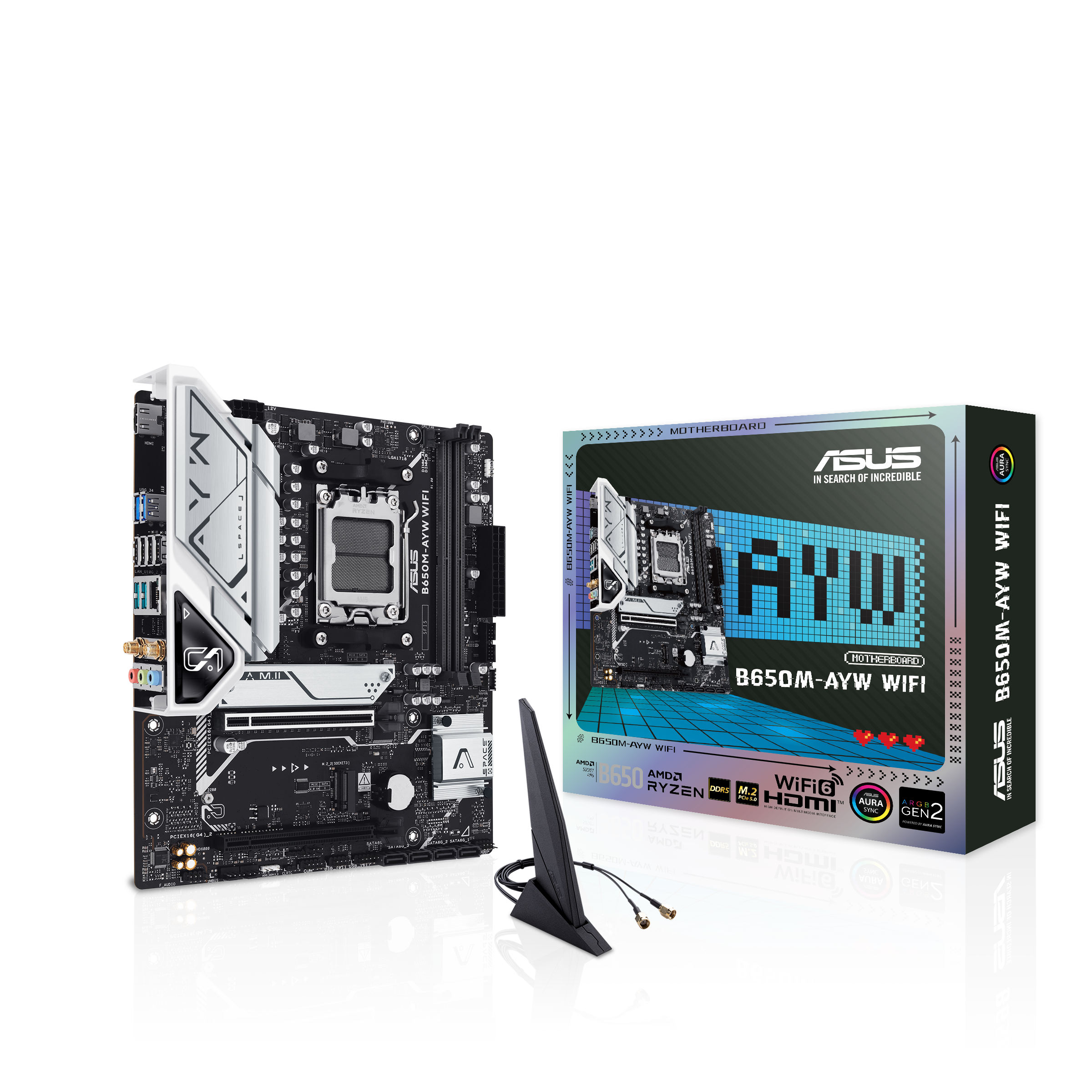 ASUS Prime B650M-A AX II AM5 mATX Motherboard with DDR5, PCIe 5.0, Wi-Fi 6 & USB-C