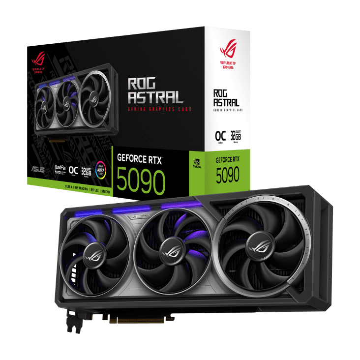 ASUS ROG Astral GeForce RTX 5090 OC 32GB GDDR7 | Quad‑Fan Cooling, Vapor Chamber, DLSS 4, PCIe 5.0