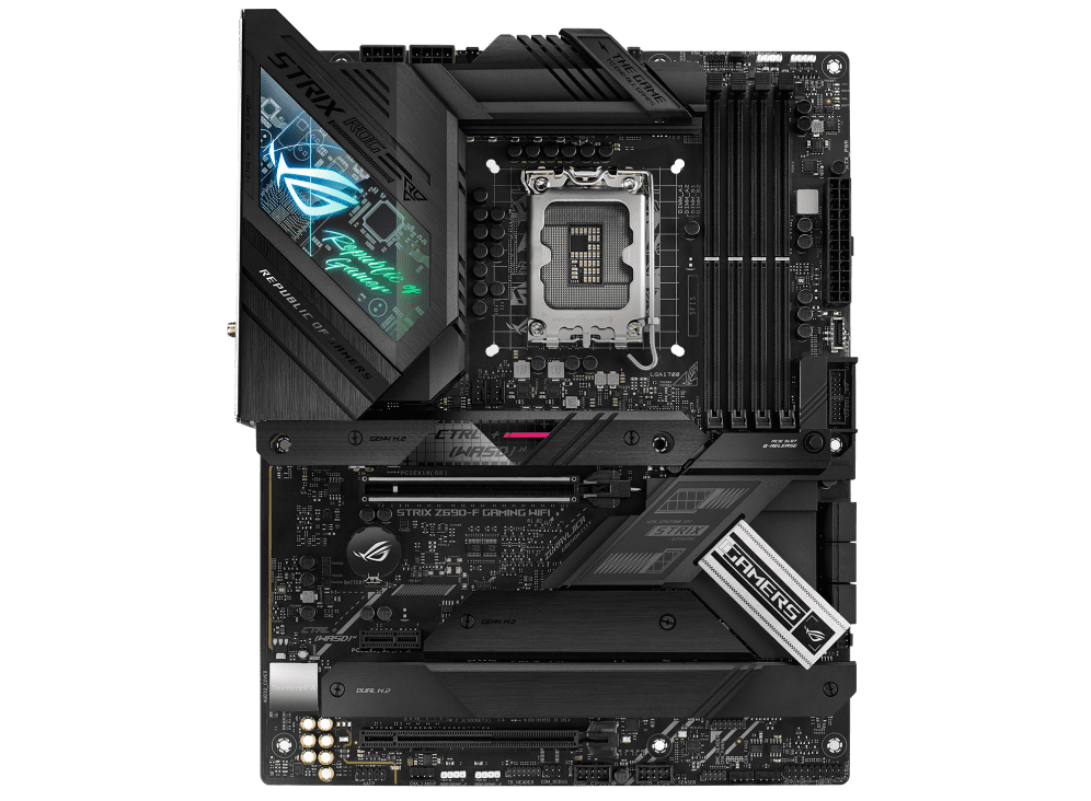ASUS ROG Strix Z690-F Gaming WiFi – Intel DDR5 ATX Motherboard with PCIe 5.0, Wi-Fi 6E & M.2 Heatsinks