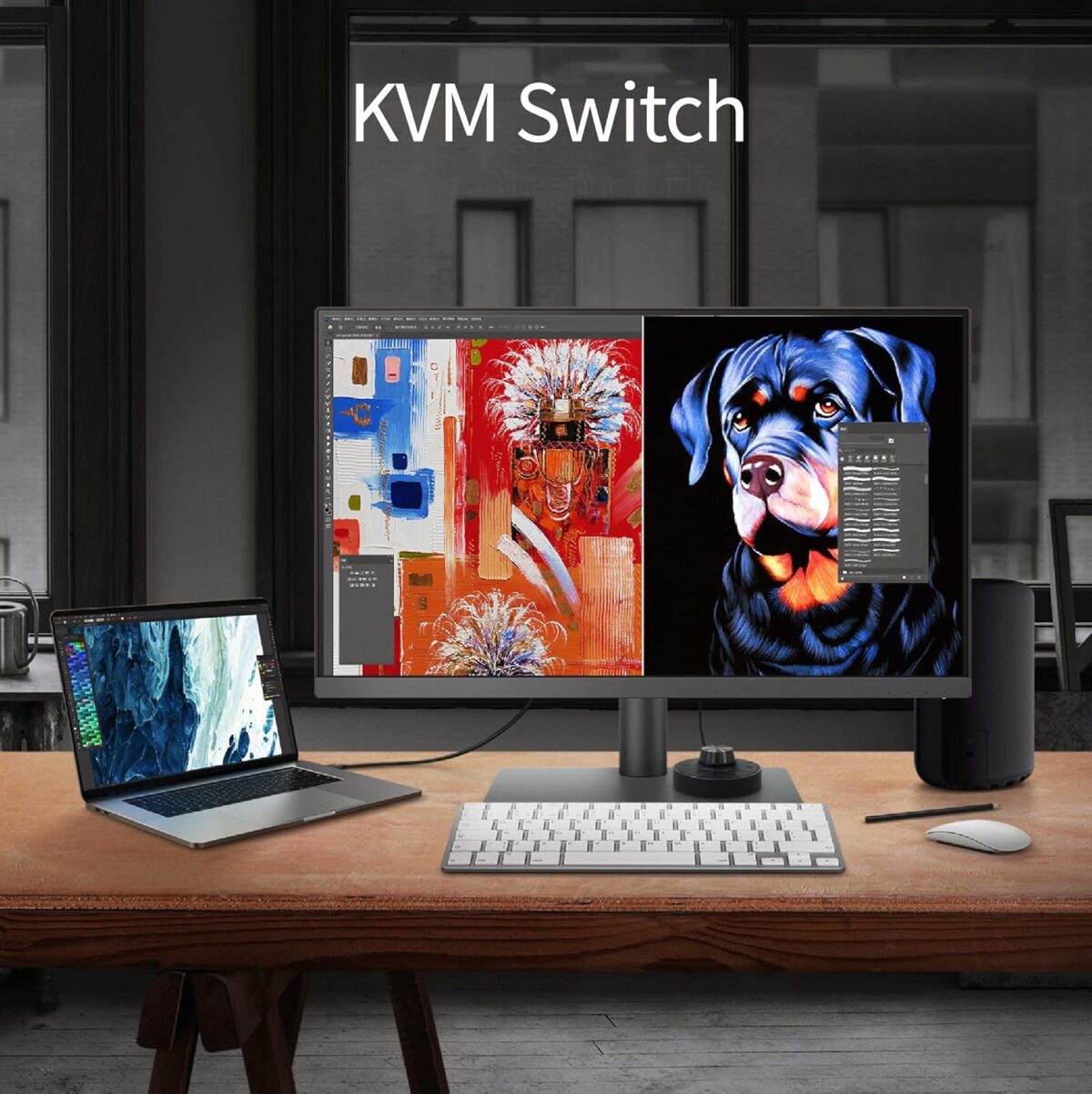 BenQ Monitor PD3205U 31.5” 4K UHD 16:9 HDR IPS 4K,99% sRGB and Rec.709 color spaces,USB-C One-Cable Connectivity, Hotkey Puck G2  & S/W - Image 5