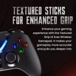 Cosmic Byte Ares Black Wireless Controller 5