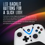 Cosmic Byte Ares White Wireless Controller 8