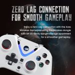 Cosmic Byte Ares White Wireless Controller 9