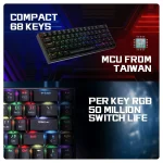 Cosmic Byte Artemis 68 Key RGB Keyboard 6