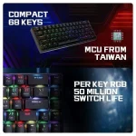 Cosmic Byte Artemis 68 Key RGB Keyboard 7