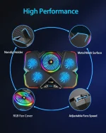Cosmic Byte Cyclone RGB Laptop Cooling Pad 4