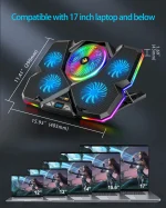 Cosmic Byte Cyclone RGB Laptop Cooling Pad 8