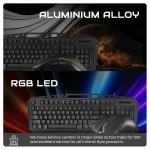 Cosmic Byte Dragonfly RGB Keyboard Mouse 9