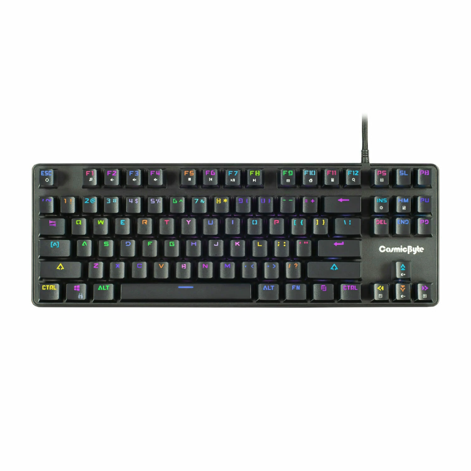 Cosmic Byte Firefly Mechanical Keyboard CB‑GK‑18 with Hot‑Swappable Red Switches