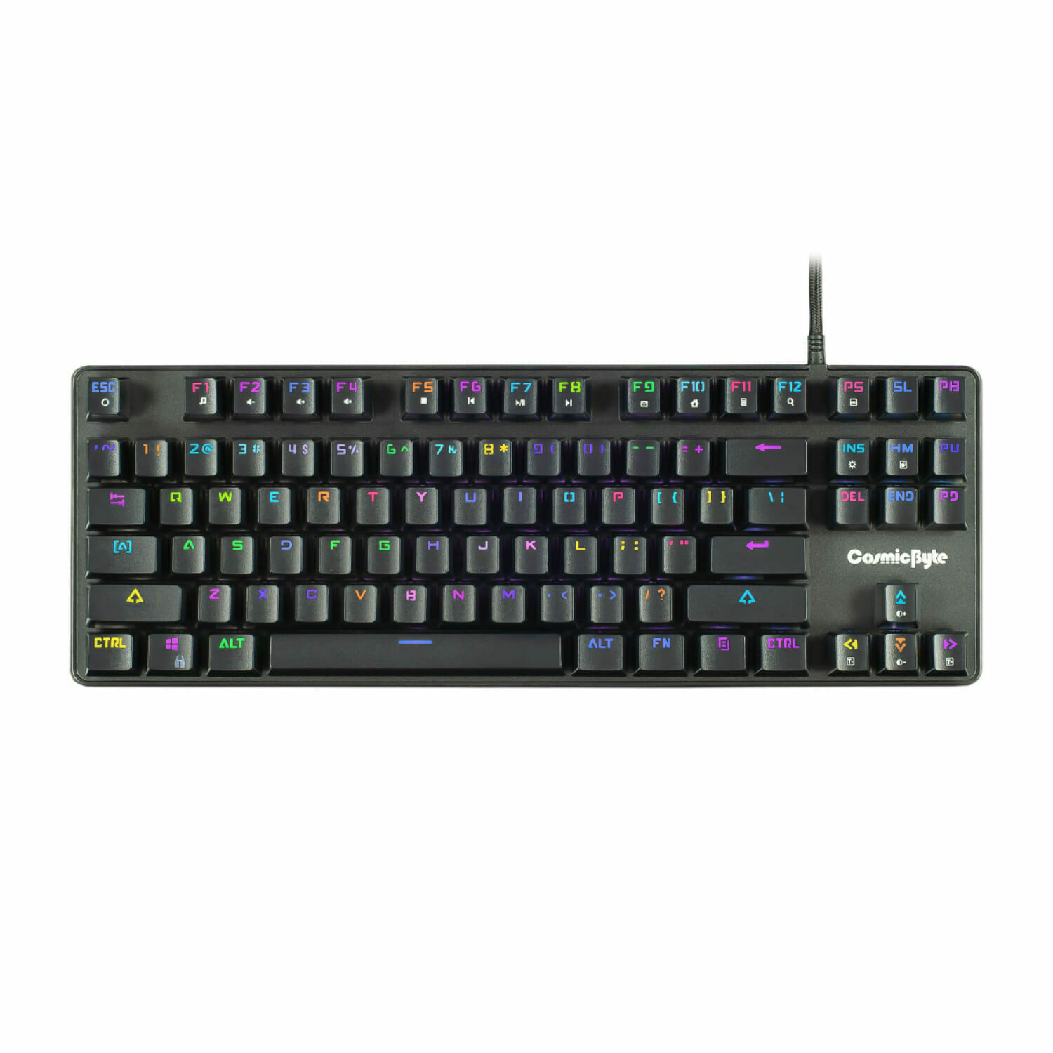 Cosmic Byte Firefly Mechanical Keyboard CB‑GK‑16 with Hot‑Swappable Outemu Blue Switches