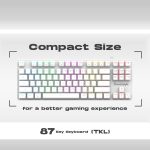 Cosmic Byte Firefly White RGB Keyboard 4