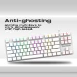 Cosmic Byte Firefly White RGB Keyboard 5
